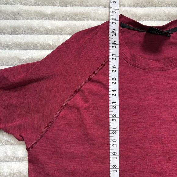 Alphalete Short Sleeve Tee With Logo Deep Red Men’s XL - Picture 7 of 8